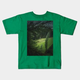 through the fir needles Kids T-Shirt